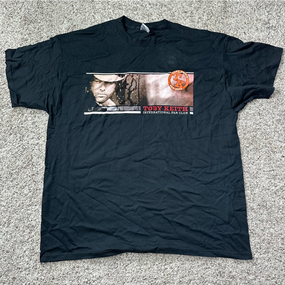 Vintage VTG Toby Keith International Fan Club Shirt Men’s Size XXL 2XL‎ Black
